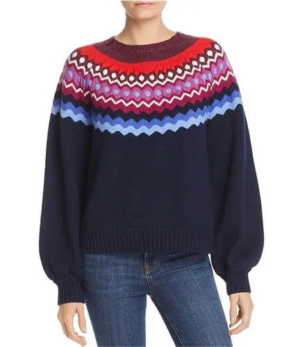 Joie Womens Karenya Fair Isle Pullover Sweater