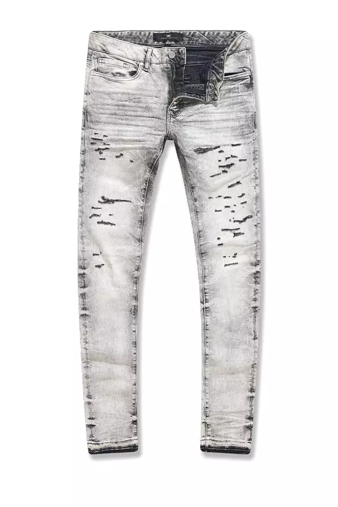 Jordan Craig Ross Rip And Repair Men's Jean Pant Bone White