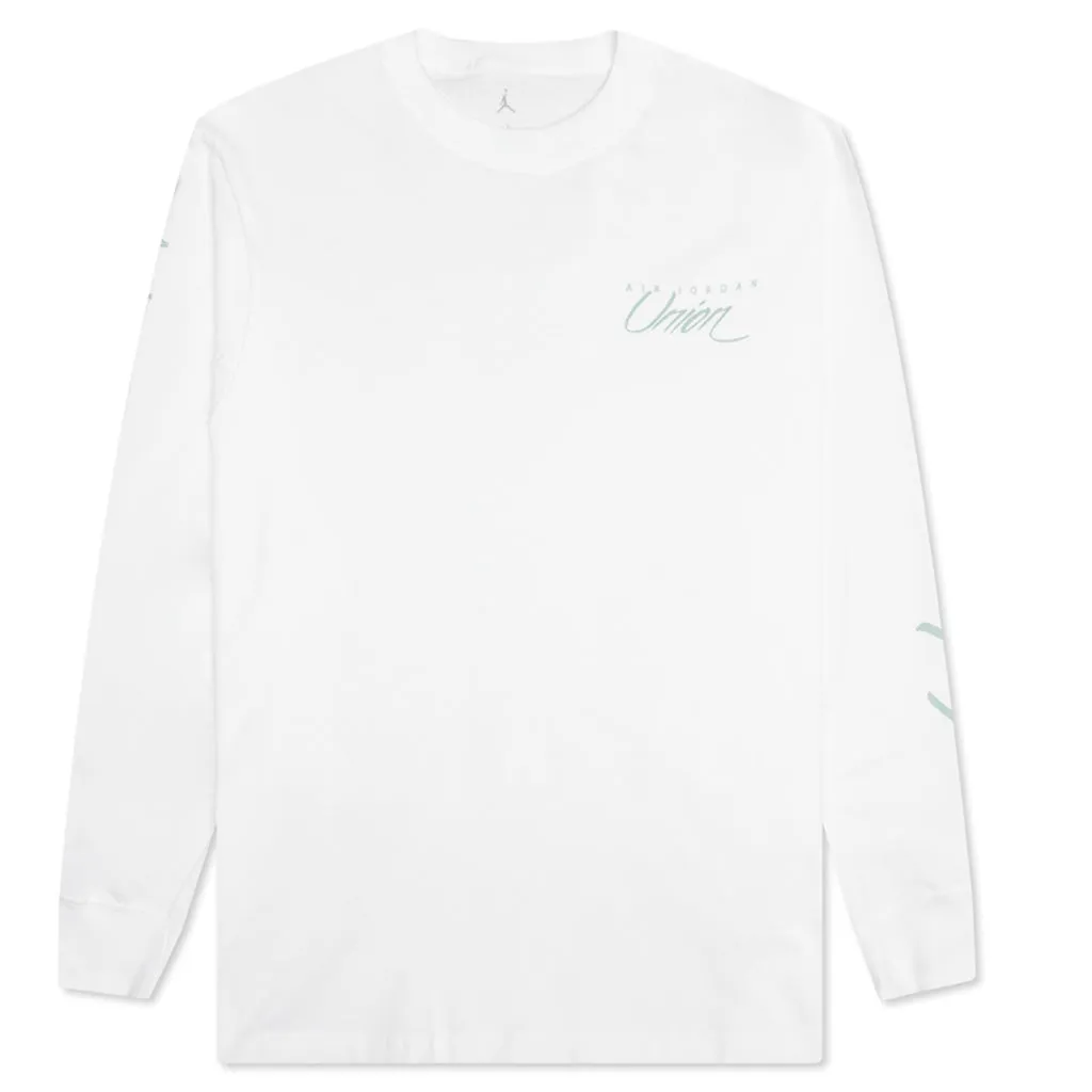 Jordan x Union L/S Tee - White/Grey Haze