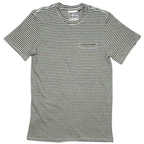 Jungmaven - Men's Yarn-Dyed Pocket Hemp T-shirt 55/45 (6 oz) - Black Stripe