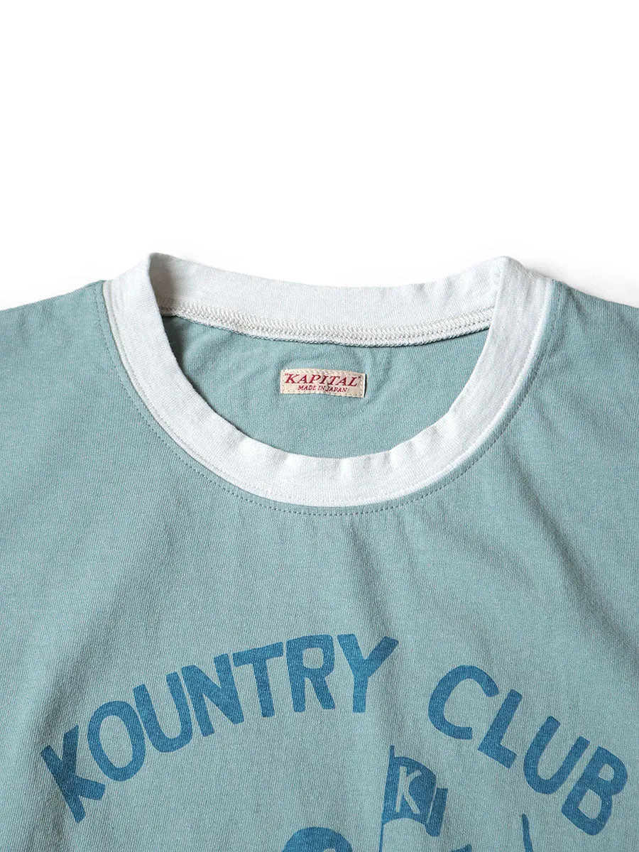 Kapital 20/-Tenjiku Ringer T-shirt (KOUNTRY CLUBpt) Tee