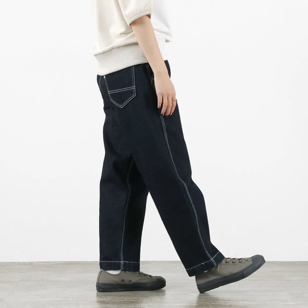 KELEN（ケレン） MAR ペインター デニム パンツ / レディース ジーンズ ボトムス ワイドパンツ ストレート ロング丈 MAR Painter Denim Pants