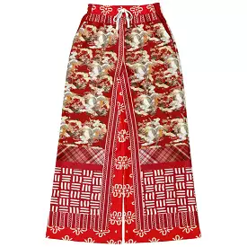 Kenzo Crane Eco-Poly Stretchy Phat Bellbottoms