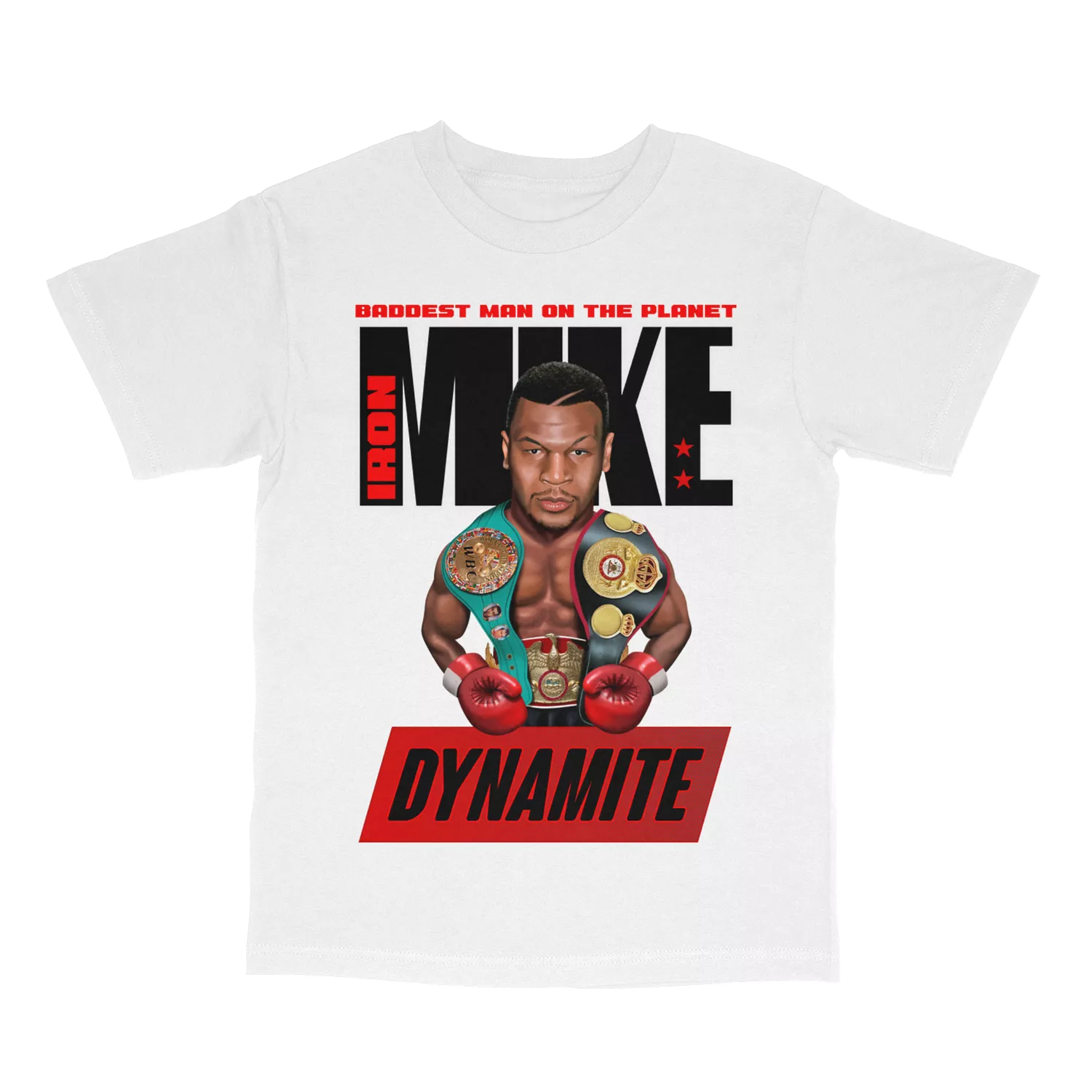 Kid Dynamite Mike Tyson White Tee