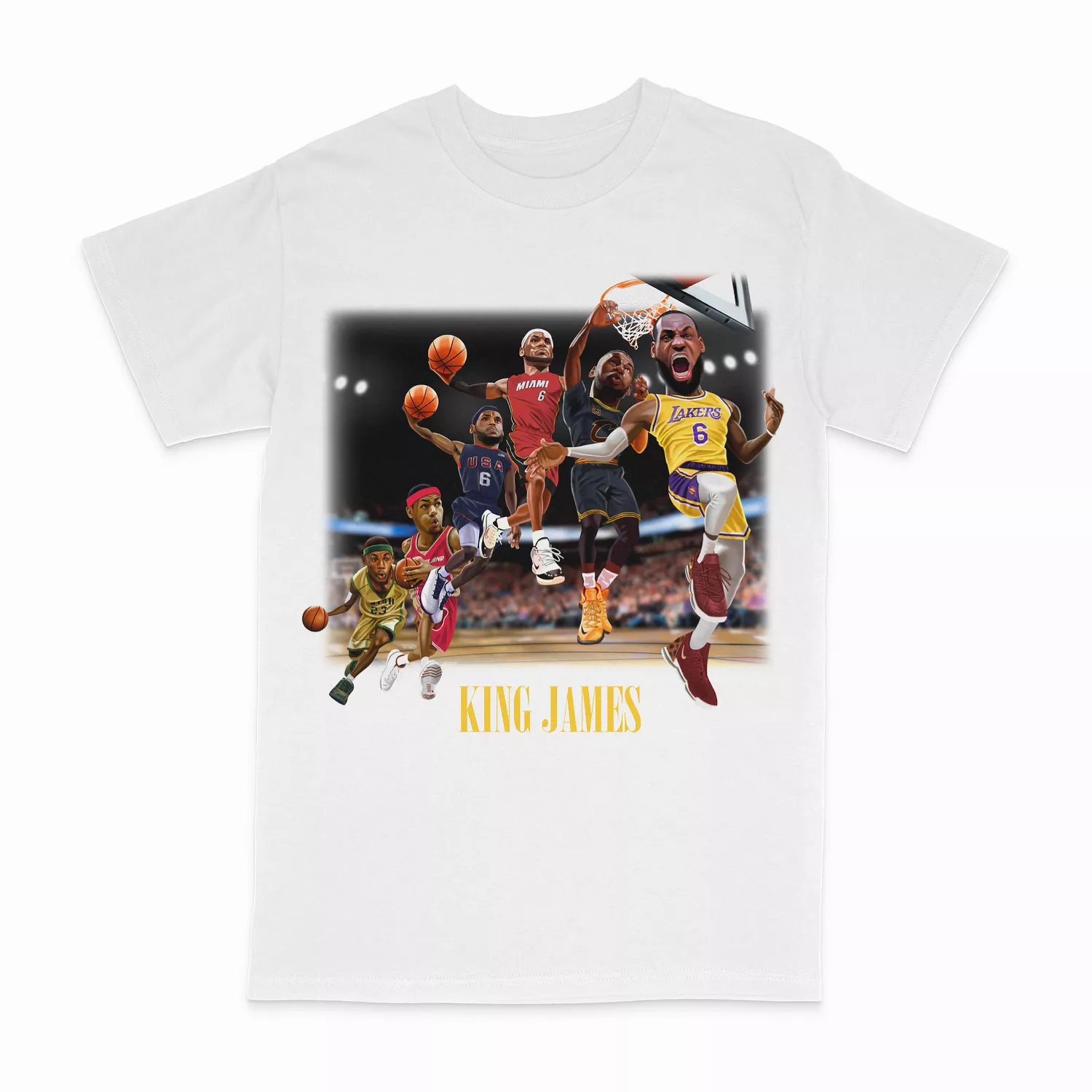 King James White Tee