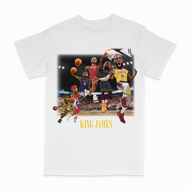 King James White Tee