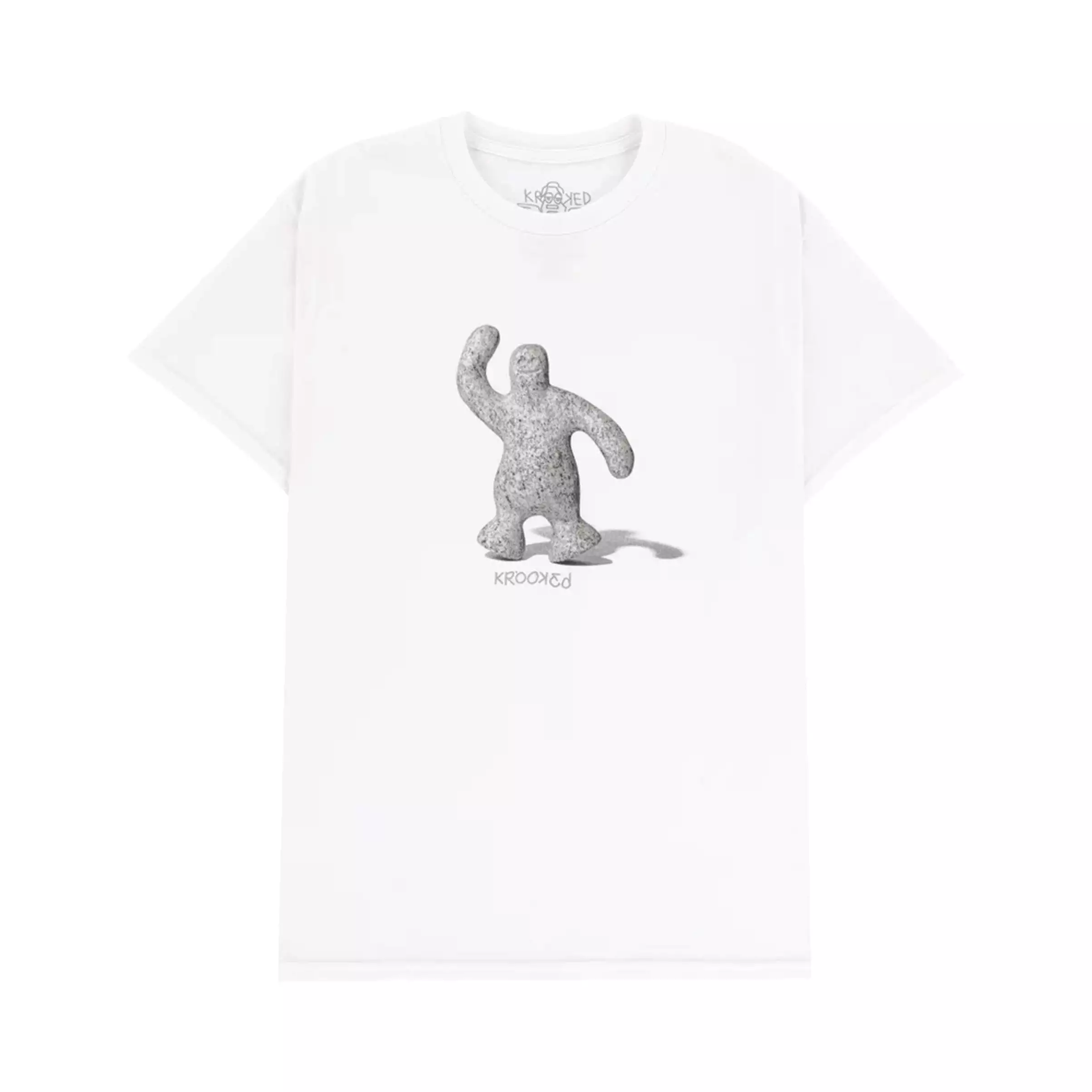 Krooked Lurker Lou Guest Artist Tee White/Grey