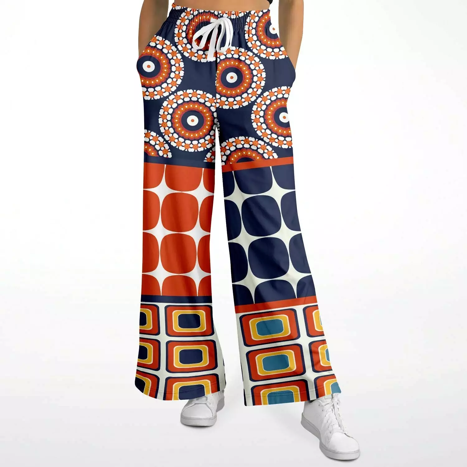 Le Cadeau Eco-Poly Stretchy Phat Bellbottoms