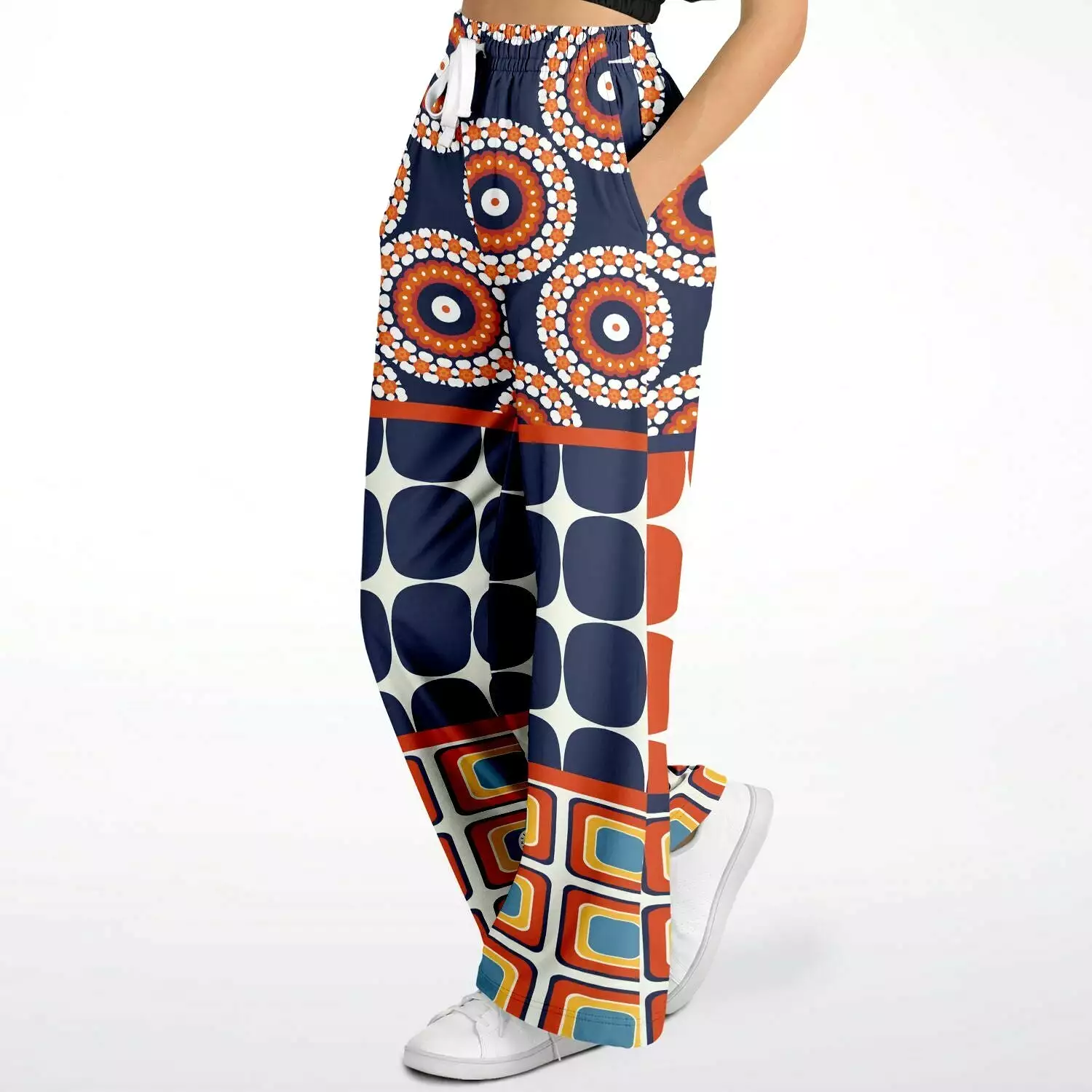 Le Cadeau Eco-Poly Stretchy Phat Bellbottoms