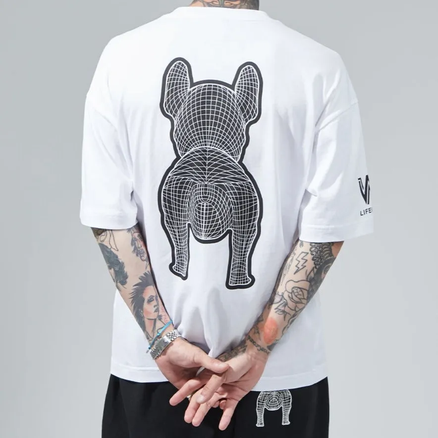 LifeWork Bulldog Tee White