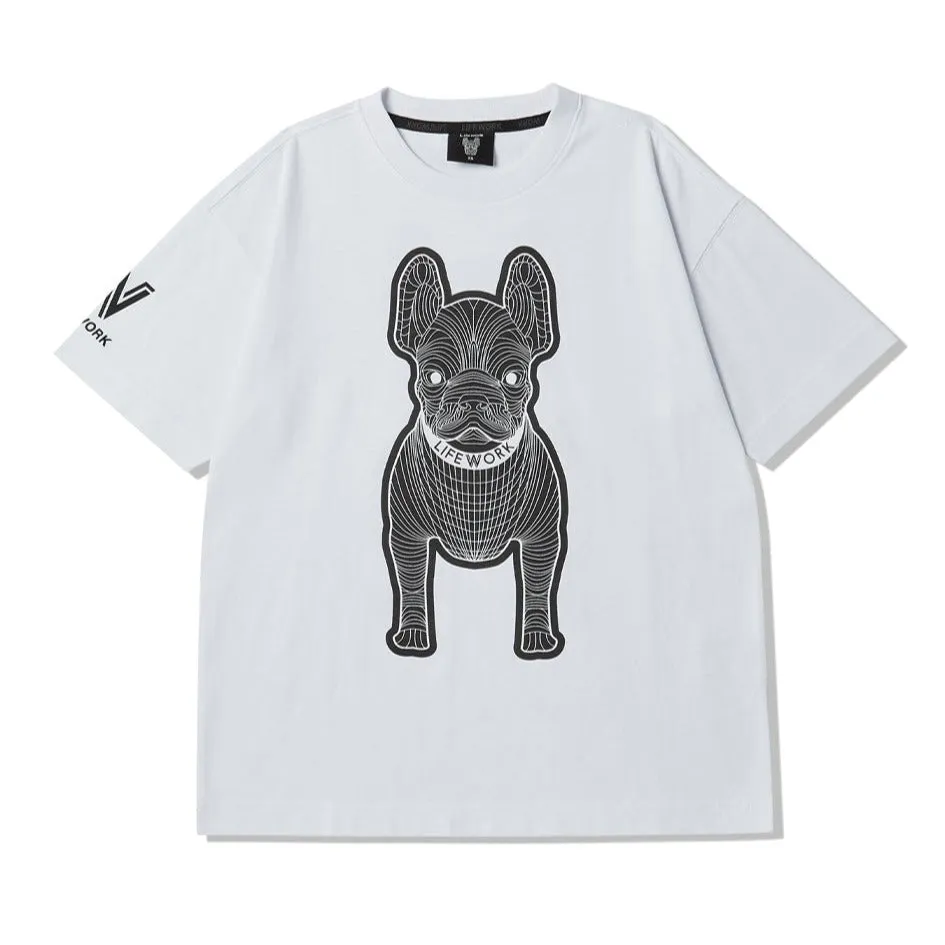 LifeWork Bulldog Tee White