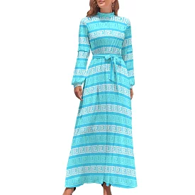 Long Sleeve High Neck Long Dress Long dress