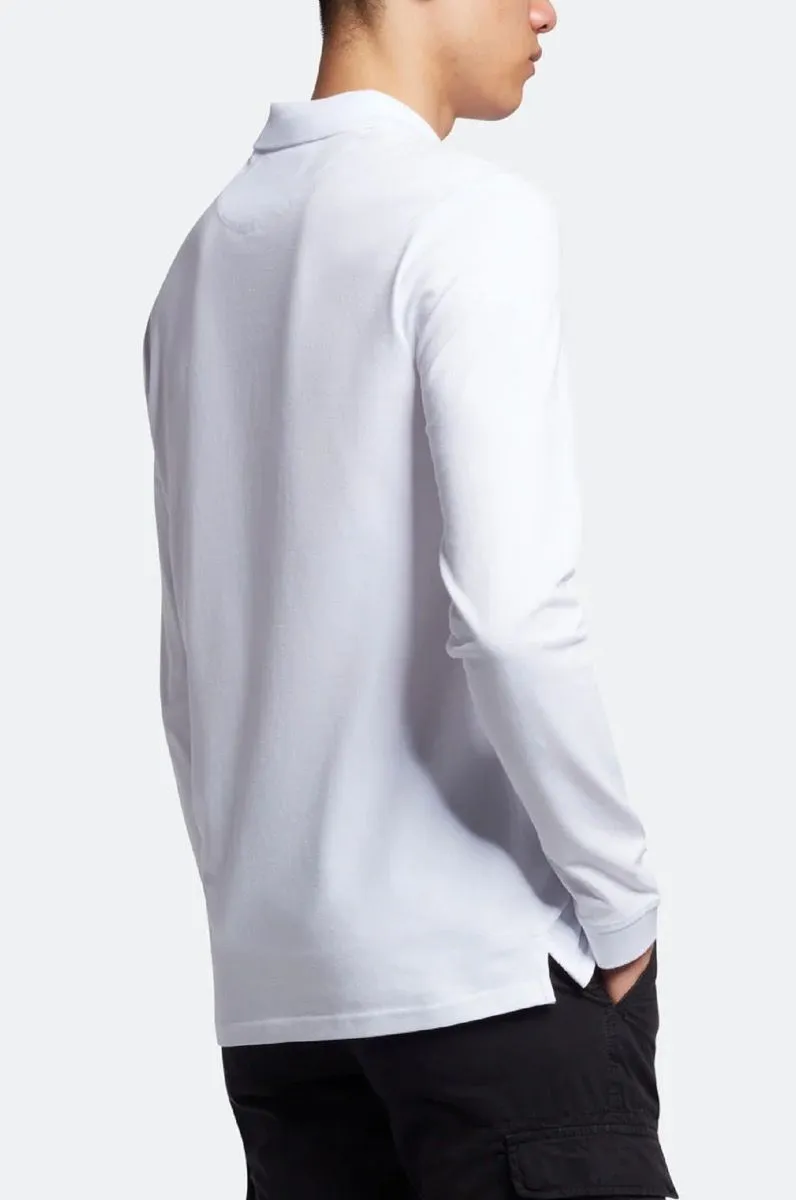 Lyle & Scott Casual Long Sleeve Polo Shirt White