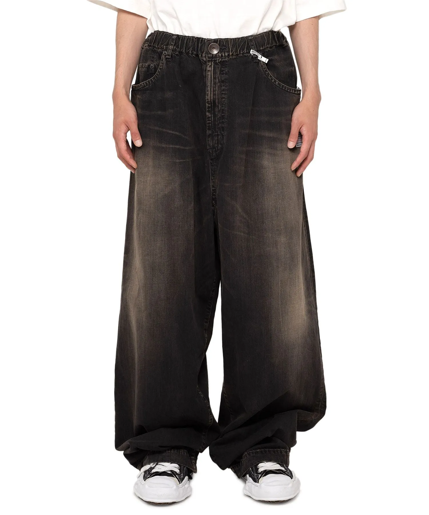 Maison Mihara Yasuhiro MMY- LIGHT DENIM WIDE PANTS- Black