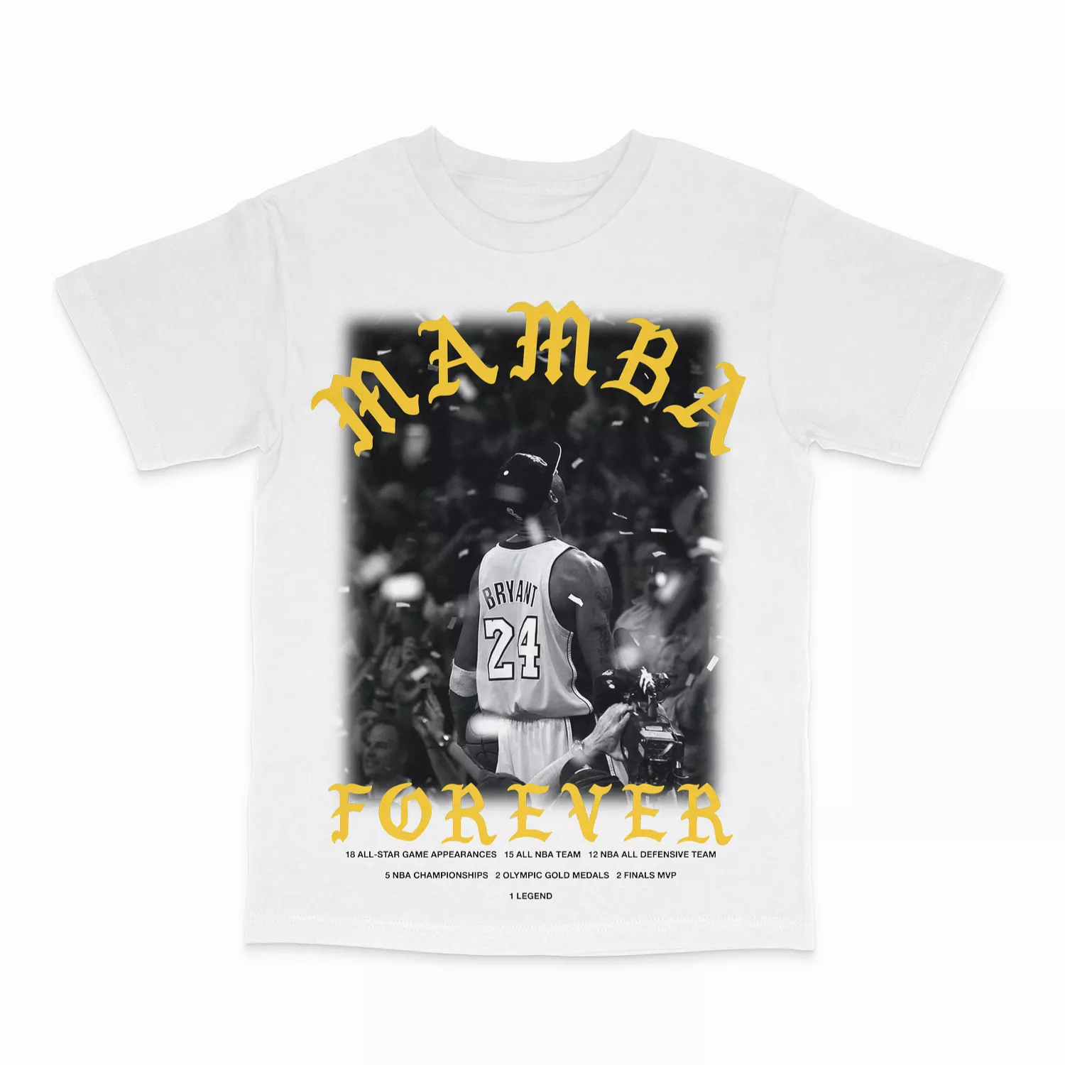 Mamba Forever White Tee