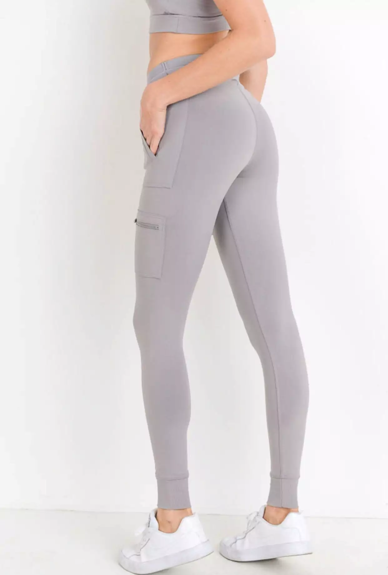 Mauve hybrid leggings