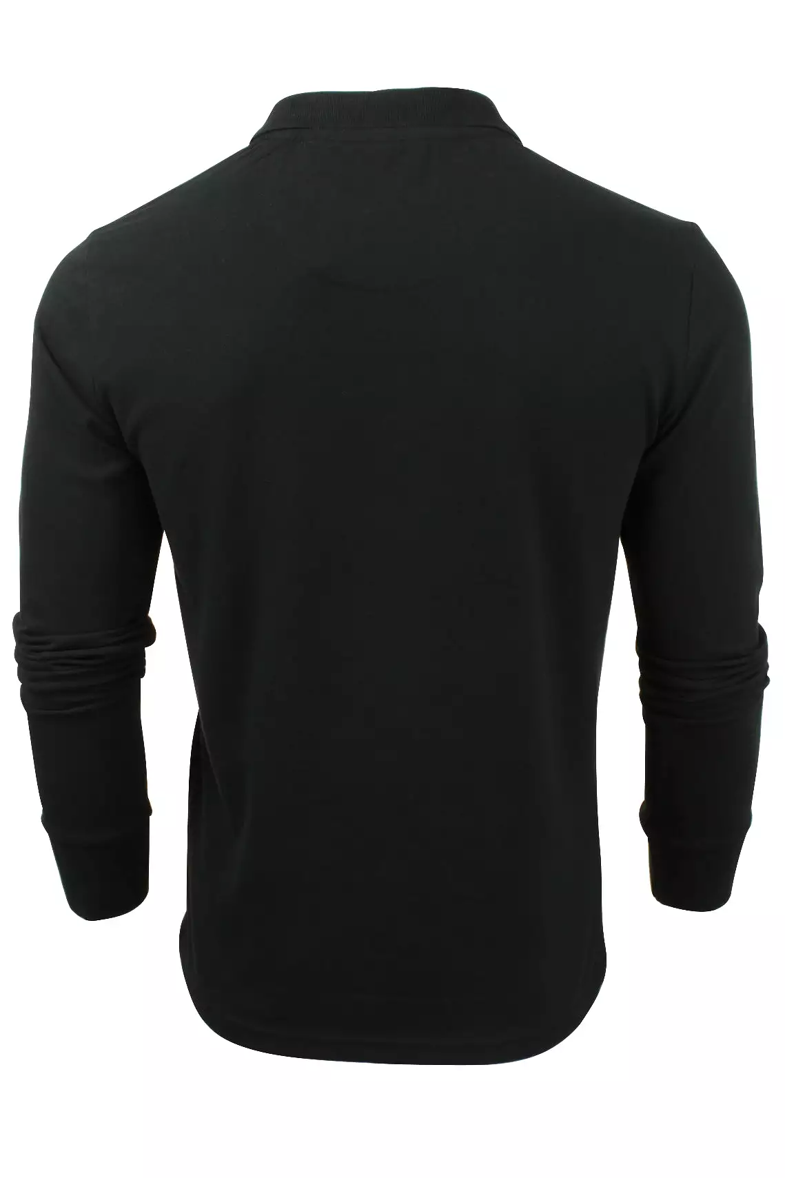 Mens Polo T-Shirt by Brave Soul 'Lincoln' Pique Long Sleeved