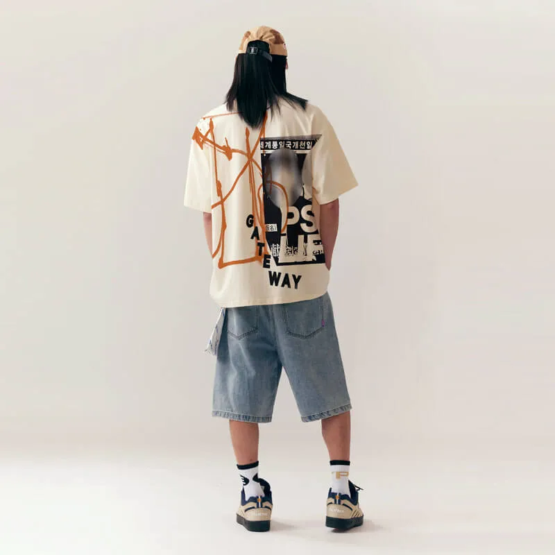 Mood Oversized Tee - Off White