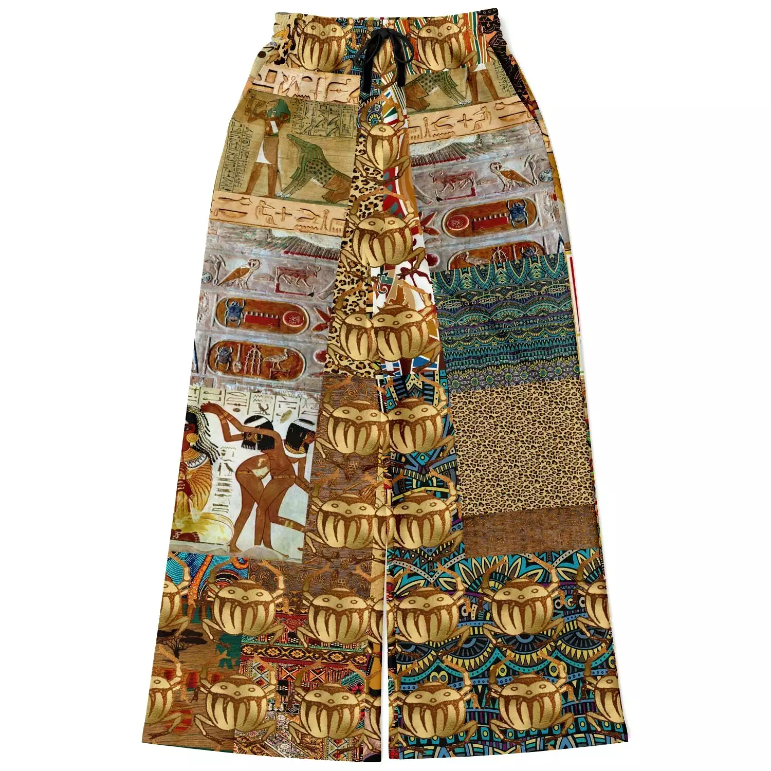 Mother Lode African Print SW Eco-Poly Stretchy Phat Bellbottoms