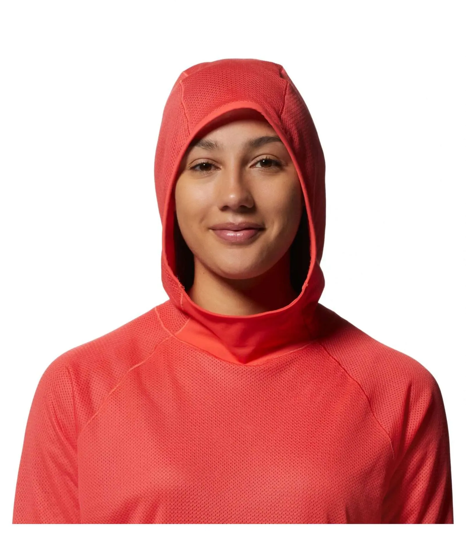 Mountain Hardwear Women’s Airmesh hoodie – Solar Pink