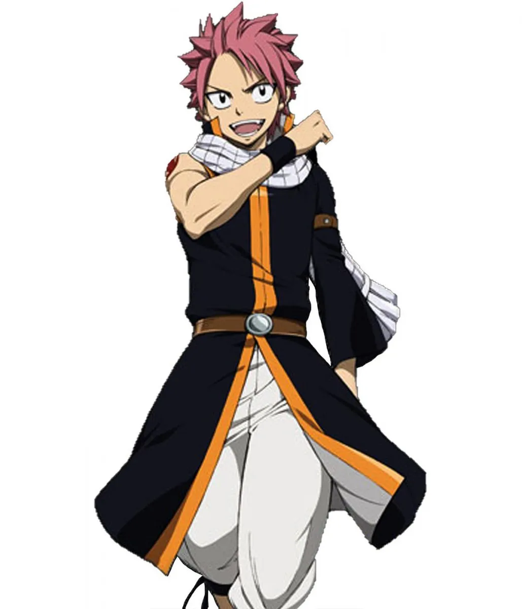 Natsu Dragneel Fairy Tail Cotton Black Coat