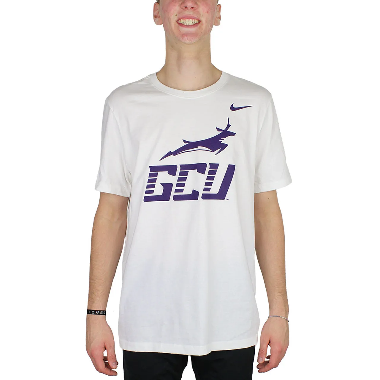 Nike Men's White Running Lope GCU Tee