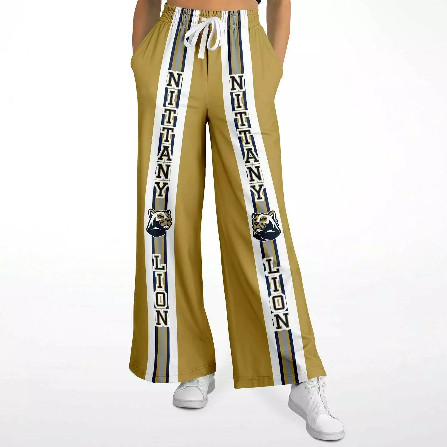 Nittany Gold Fleece Stretchy Phat Bellbottoms