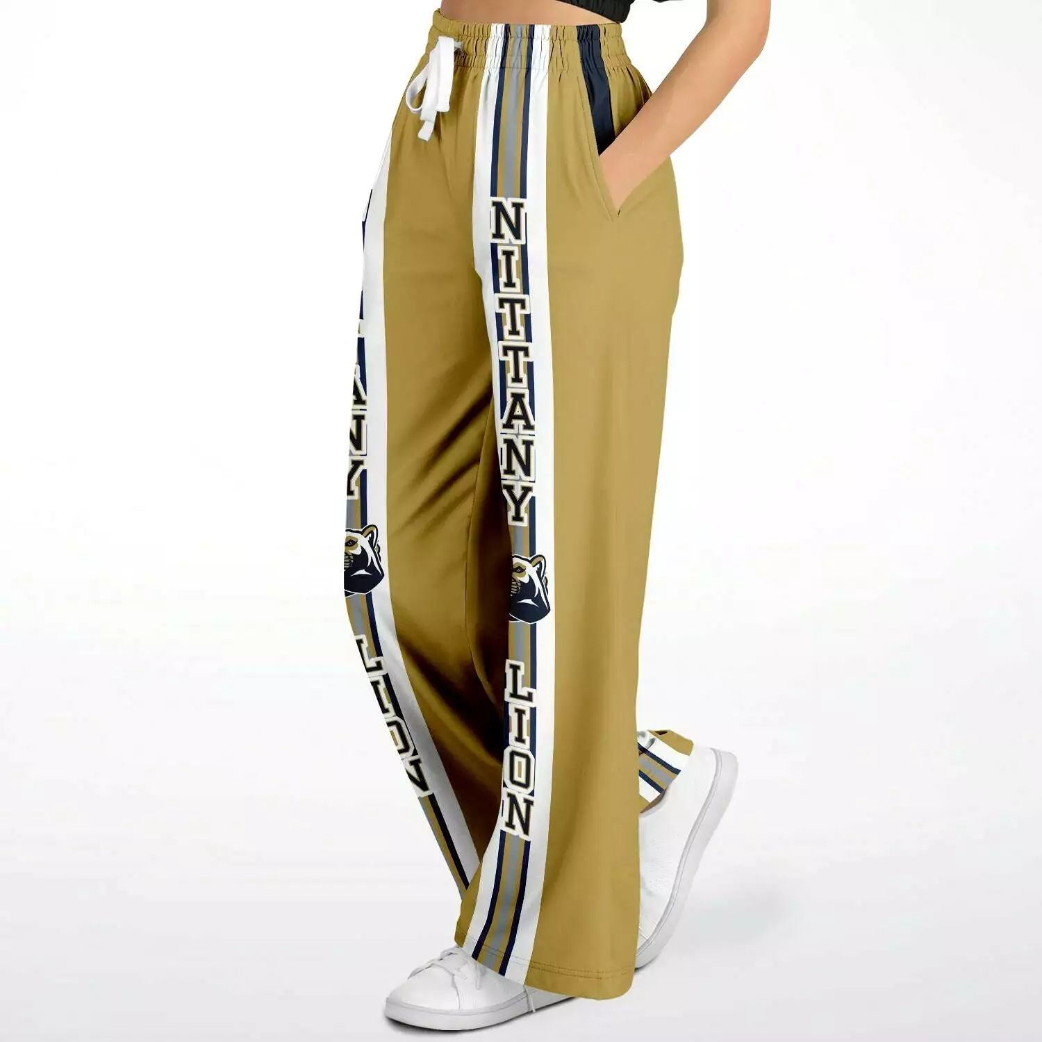 Nittany Gold Fleece Stretchy Phat Bellbottoms