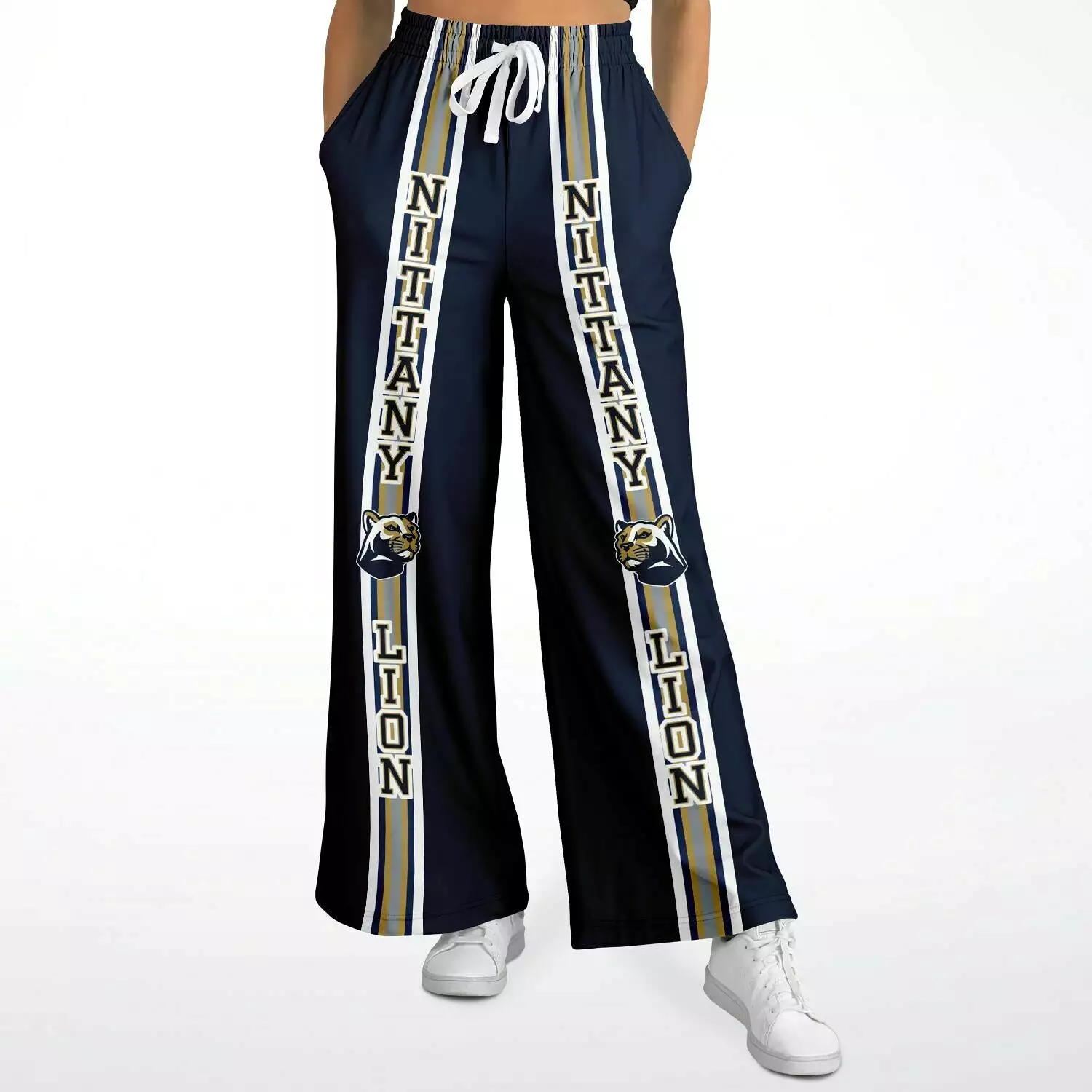 Nittany Lion Blue Eco-Poly Stretchy Phat Bellbottoms