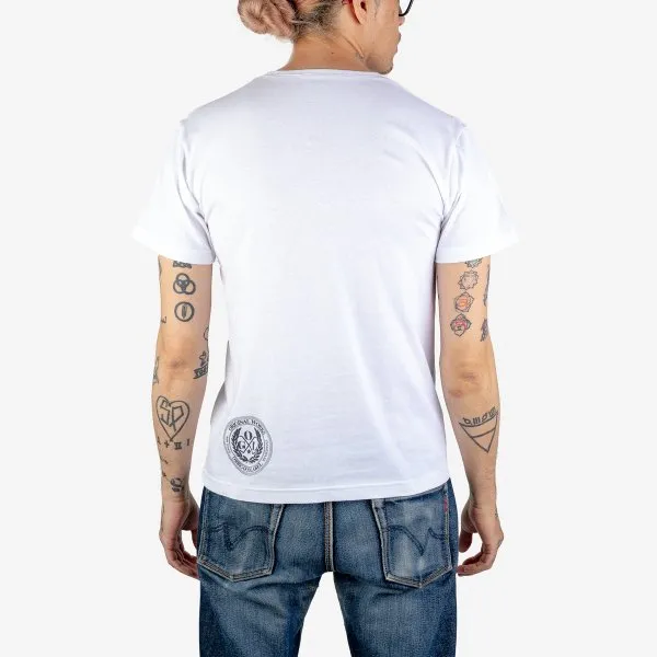 OGL 5.6oz Henley Tee - White