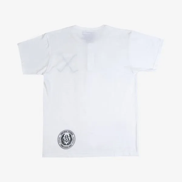 OGL 5.6oz Henley Tee - White