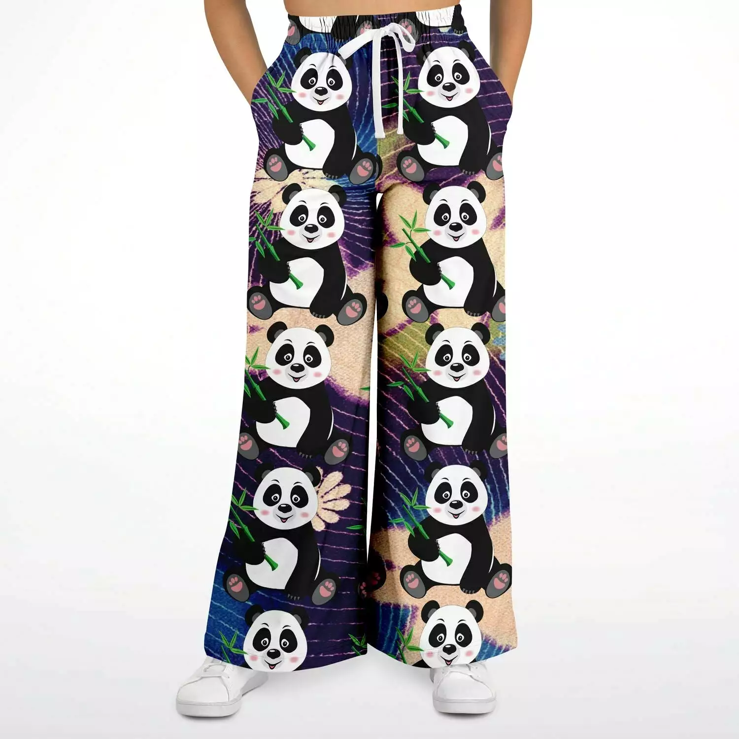 Panda Surprise Stretchy Phat Bellbottoms