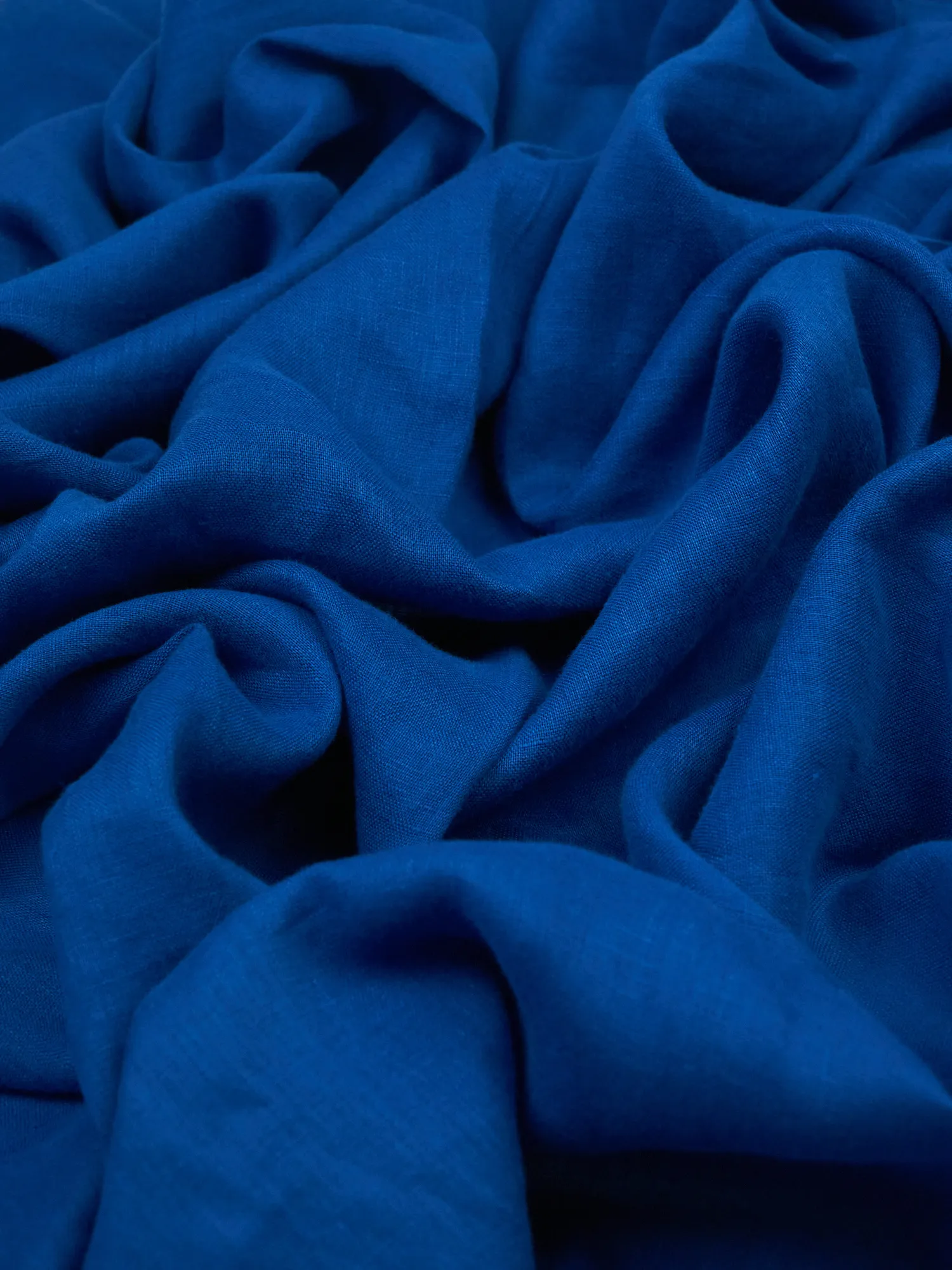 Panli Linen Blue Scarf 