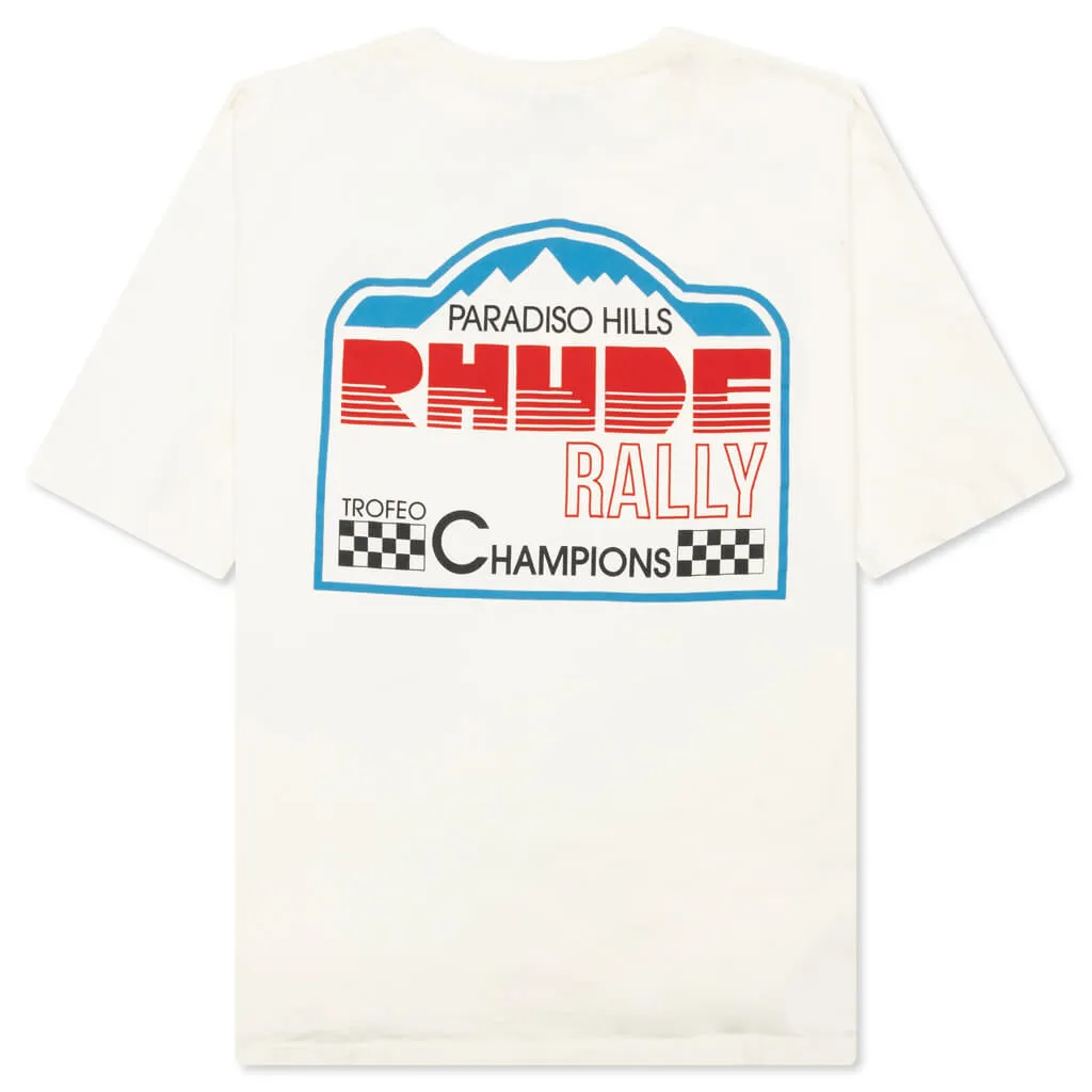 Paradiso Rally Tee - Vintage White