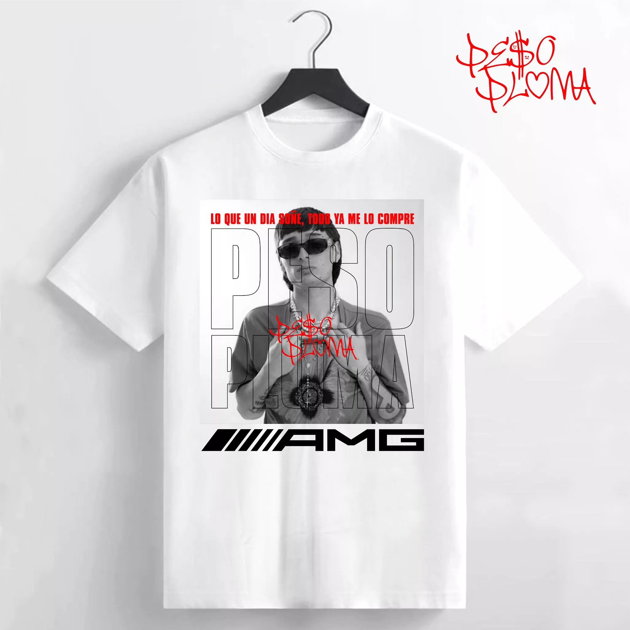 Peso Pluma White Tee