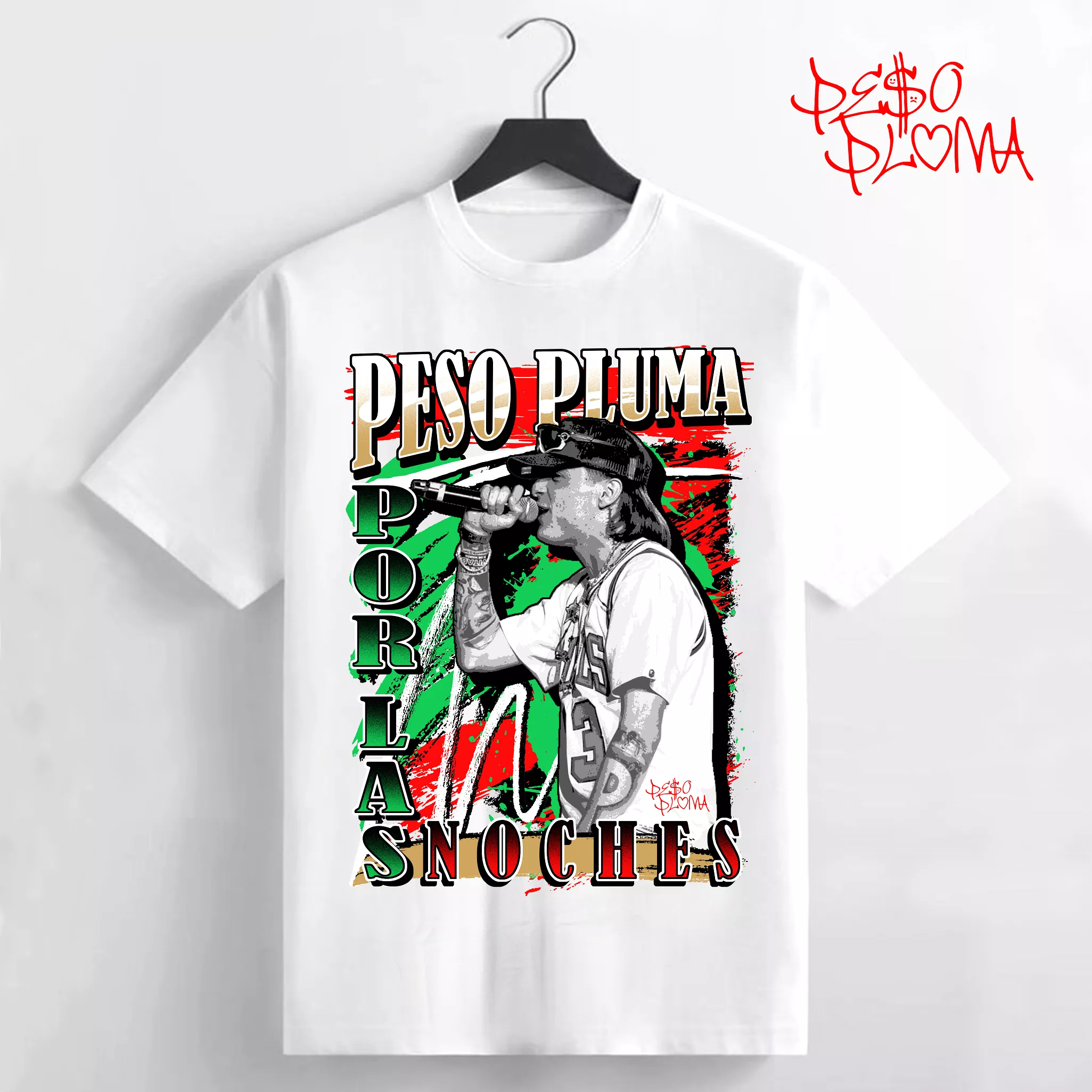 Peso Pluma White Tee