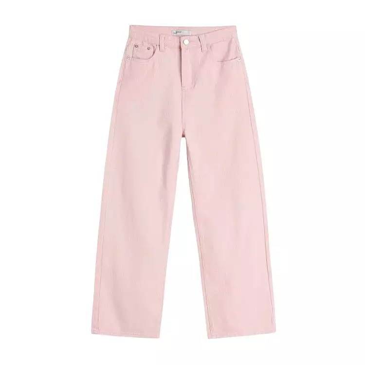 Pink Denim Pants