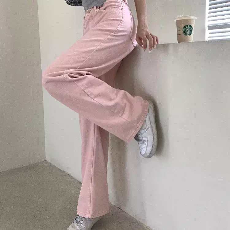 Pink Denim Pants