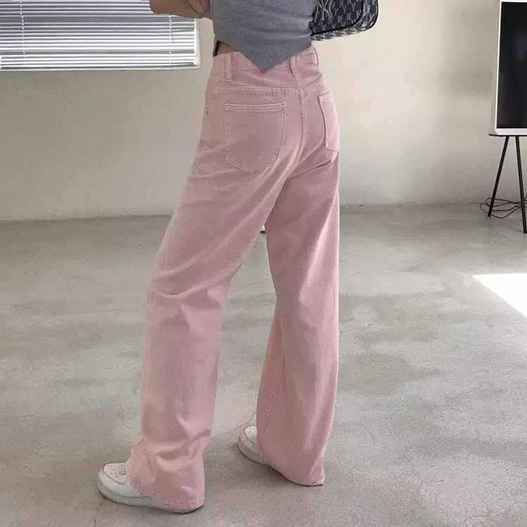 Pink Denim Pants