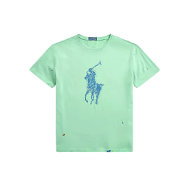 Polo Ralph Lauren Classic Fit Big Pony Jersey T-Shirt (Vineyard Green)