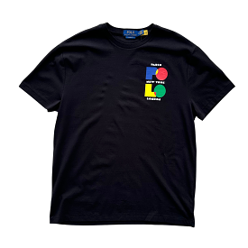 Polo Ralph Lauren Classic Fit City Logo Jersey T-Shirt (Black)