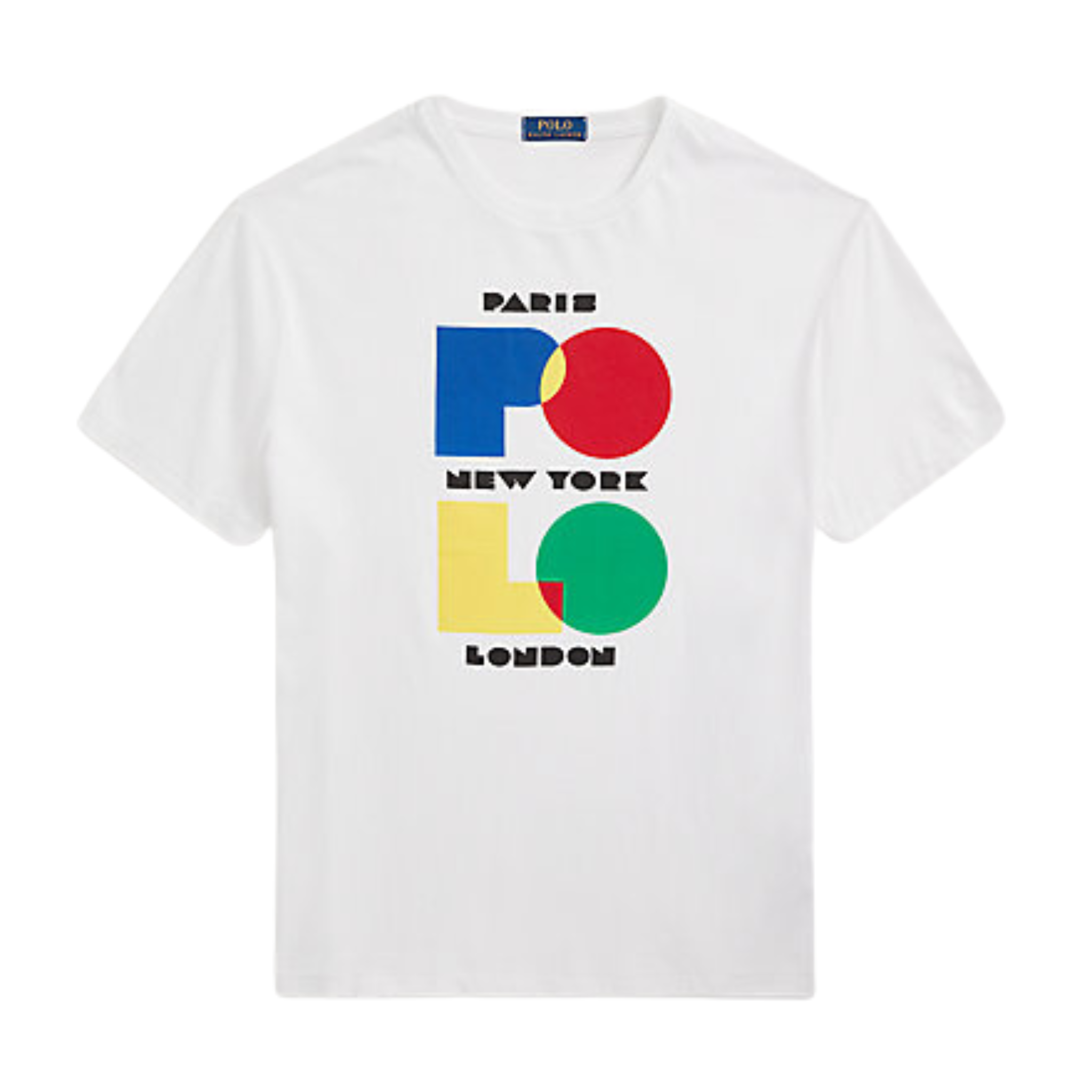 Polo Ralph Lauren Classic Fit City Logo Jersey T-Shirt (White)