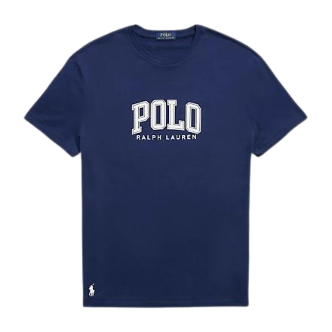 Polo Ralph Lauren Classic Fit Collegiate Jersey T-Shirt (Navy)