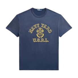 Polo Ralph Lauren Classic Fit Jersey Graphic T-Shirt (Navy Yard)