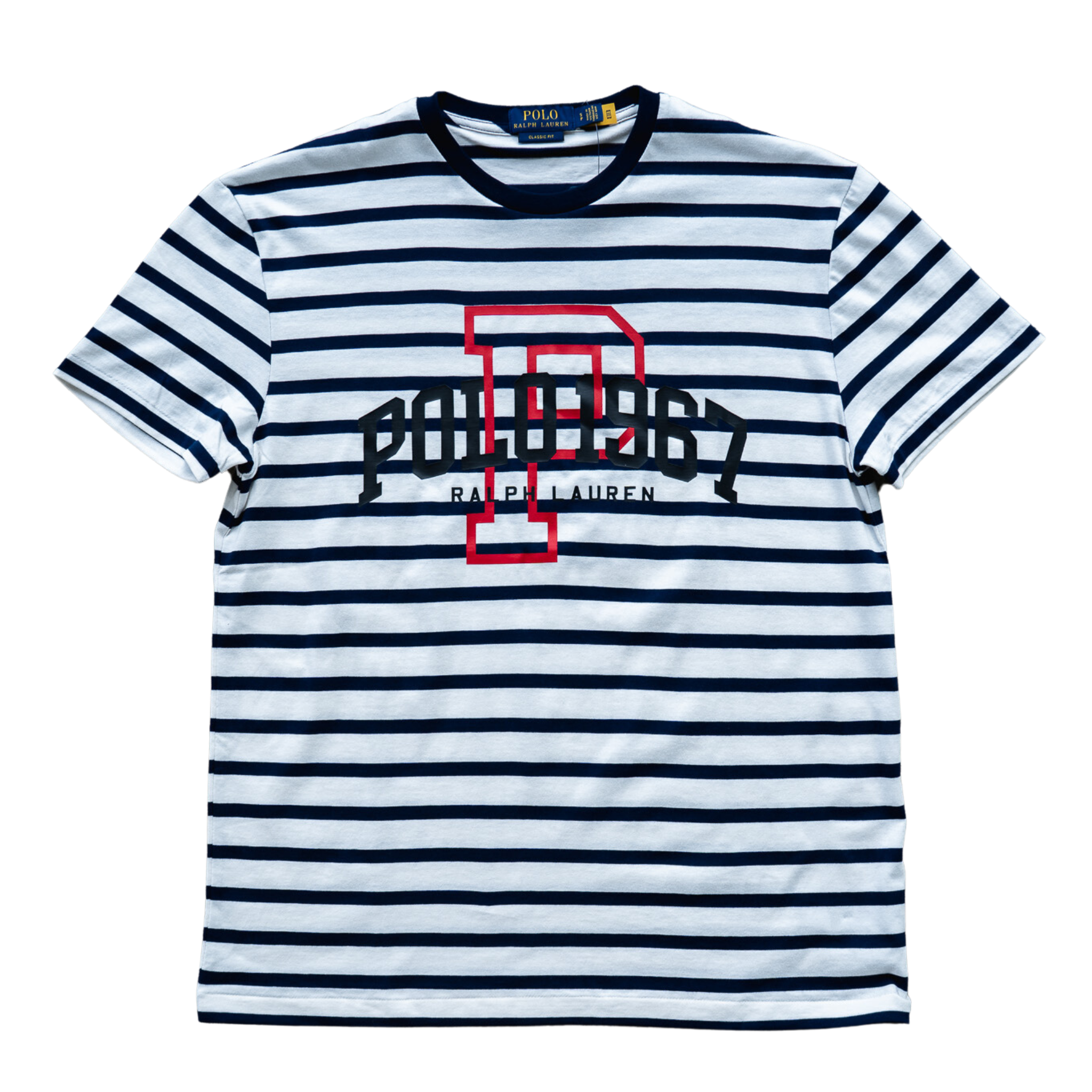 Polo Ralph Lauren Classic Fit Logo Jersey T-Shirt (Striped)