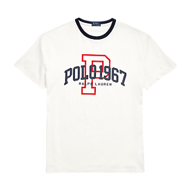 Polo Ralph Lauren Classic Fit Logo Jersey T-Shirt (White)