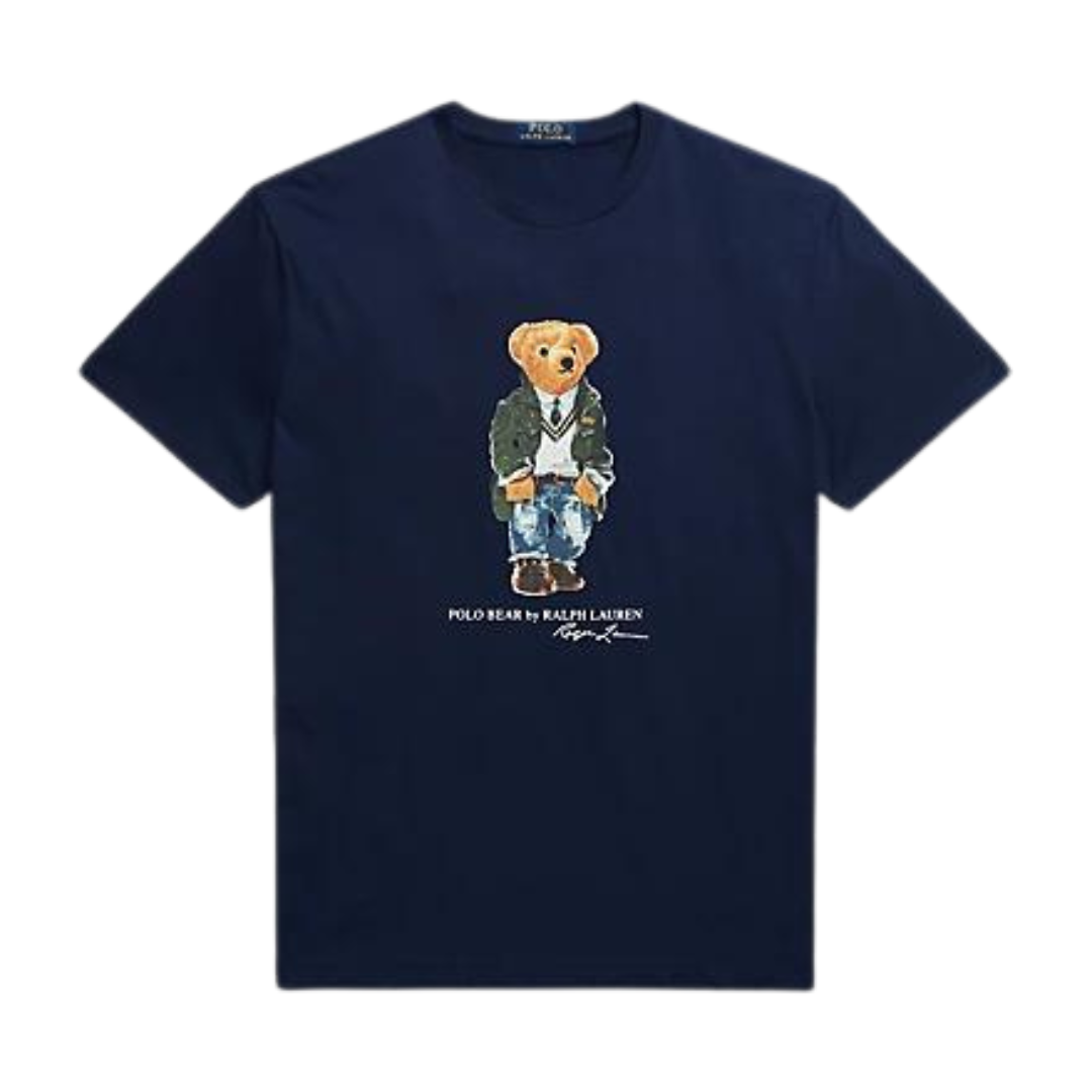 Polo Ralph Lauren Classic Fit Polo Bear Jersey T-Shirt (Navy)