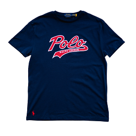 Polo Ralph Lauren Script Logo T-Shirt (Navy)