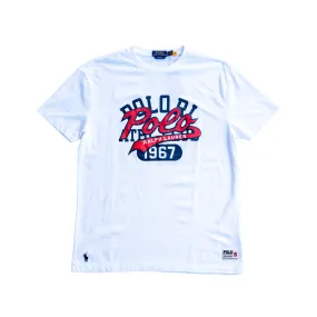 Polo Ralph Lauren Stacked-Logo T-Shirt (White)