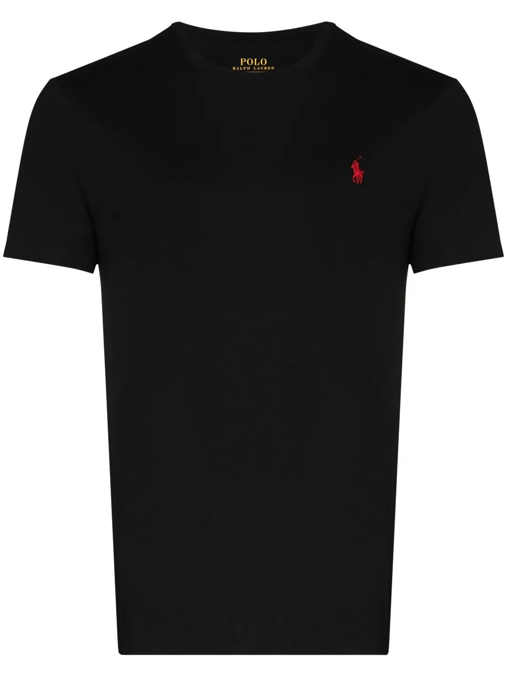 Polo Ralph Lauren T-shirt ajusté à col rond en jersey Polo Black